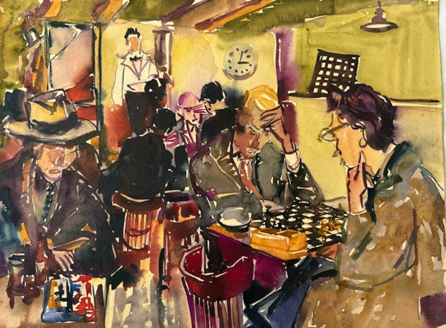 Visser Sjoerd - Schakers in café kopen? Bied vanaf 75!