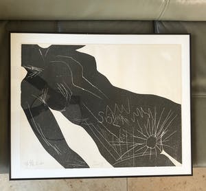 Ruperto Urzua Peres - Prachtige houtsnede - "SOL V" - Gesigneerd - EA II/IV kopen? Bied vanaf 165!