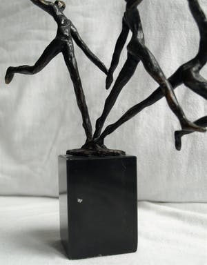 Brons (Onbekend) - Bronzen beeldje , “De dansers“ kopen? Bied vanaf 1!