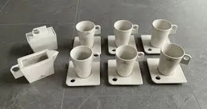 Royal Boch - MARC PAIRON - 8 delig koffieservies “ZEOSEN” kopen? Bied vanaf 34!