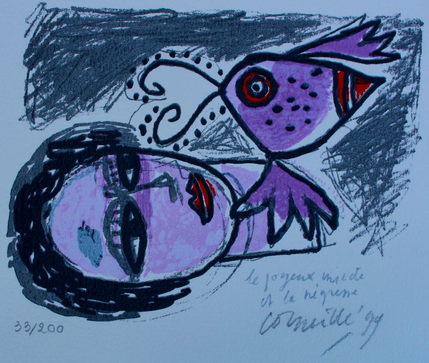 Corneille - Litho: le joyeux insecte de la négresse - 1999 kopen? Bied vanaf 175!