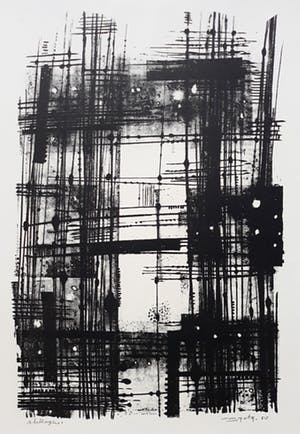 Wim Motz - Stellage, litho kopen? Bied vanaf 75!