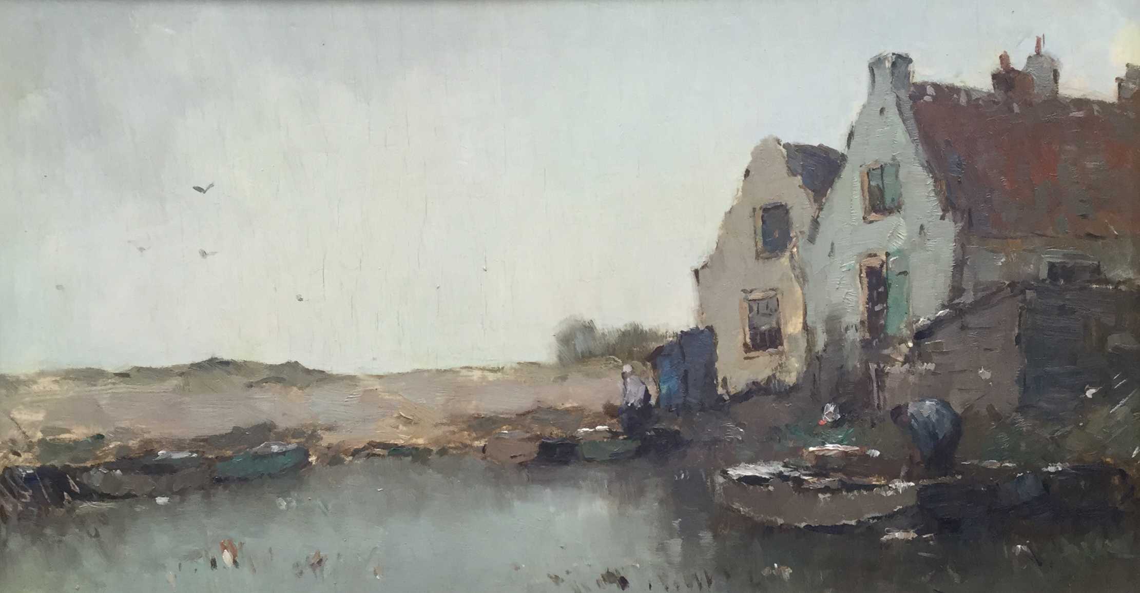 Aris Knikker - C2609-3 Huisjes aan het water kopen? Bied vanaf 125!