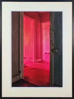 Arnoud van den Brink - Foto, Red house - Ingelijst verkauft für € 50!