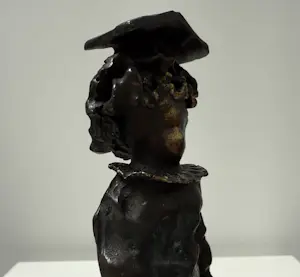 Nicolas Dings - bronzen sculptuur | 'Mobile Home' kaufen? Bieten Sie von 200!