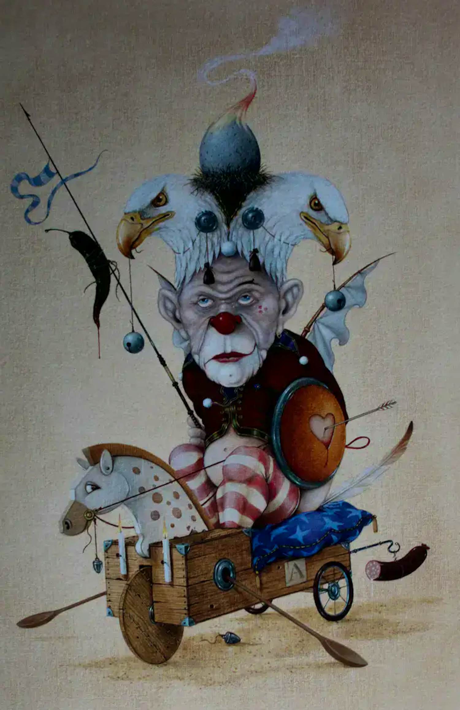 Buy Hans Kanters - Litho: surrealistische voorstelling (in prijs verlaagd!)? Bid from 125!