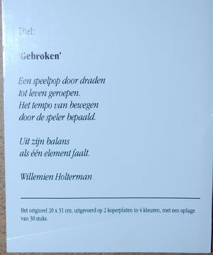 Willemien Holterman - 2 kleuretsen - 1/30 en 62/100 kopen? Bied vanaf 35!