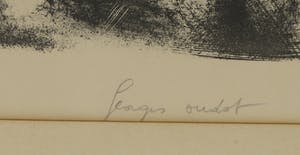 Georges Oudot - Litho, Vrouwfiguur - Ingelijst kopen? Bied vanaf 50!