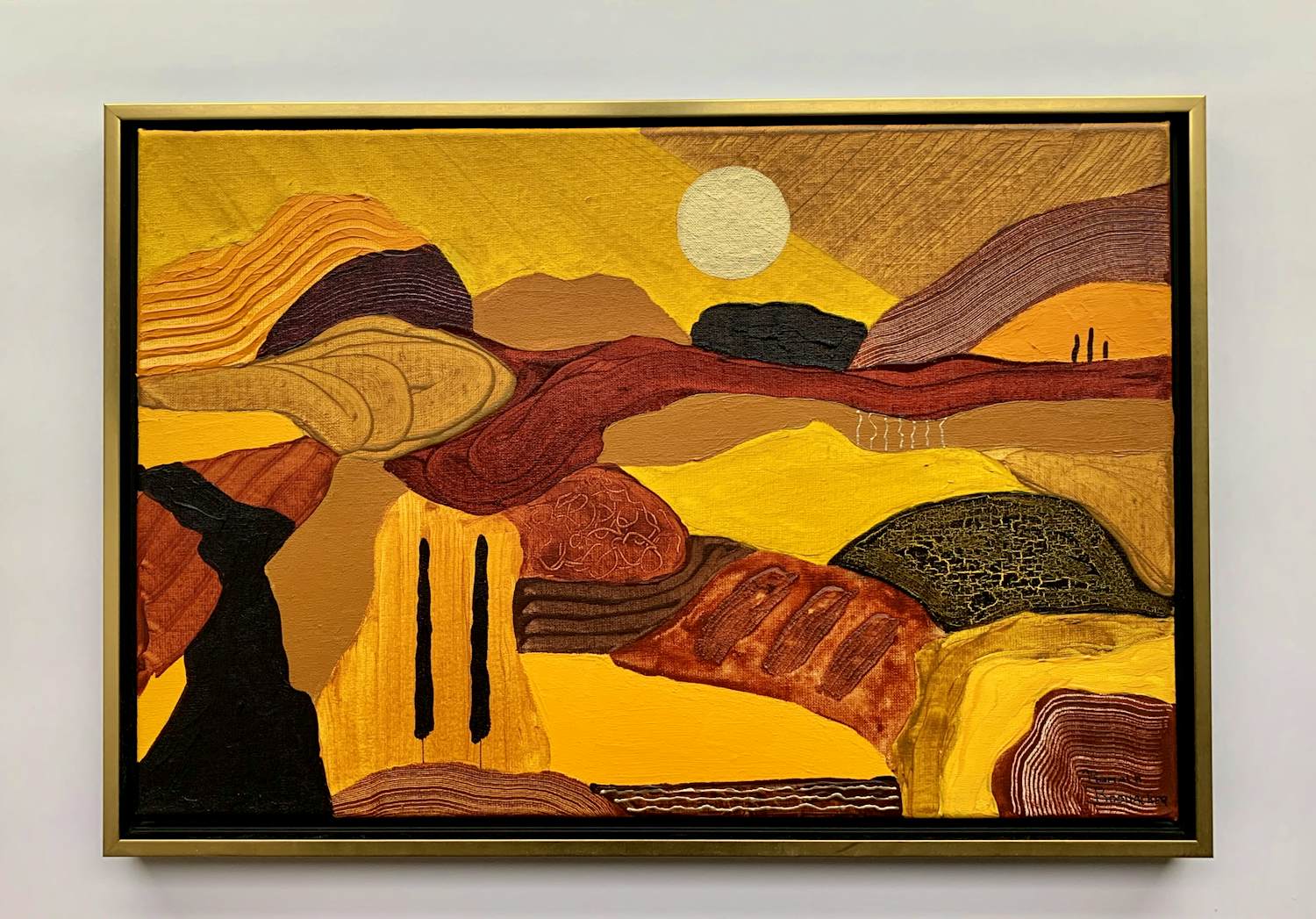 Ronald Boonacker - Italiaans Landschap (met certificaat van echtheid) verkocht voor € 225!