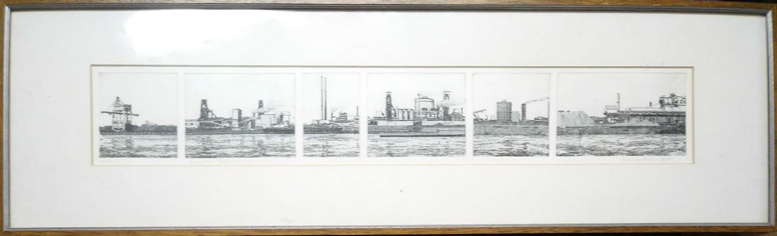 Wim van der Meij - Hoogovens Ijmuiden - 10/150 ARTIEST EIGEN DRUK- verkocht voor € 129!