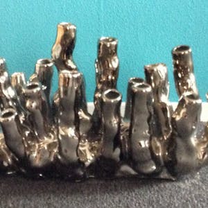 Norman Trapman - koraal vaas, zilver kopen? Bied vanaf 50!