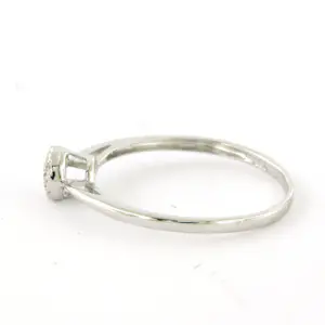 18k witgouden ring met single cut geslepen diamant tot. 0.05ct – F/G - VS/SI kopen? Bied vanaf 150!