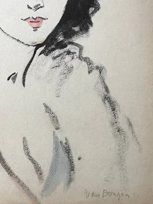 Kees van Dongen - Pochoir - Portrait de femme kopen? Bied vanaf 875!