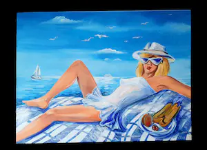 Elva Polyakova - Girl by the sea kopen? Bied vanaf 1!
