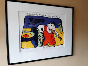 Herman Brood - ingelijste zeefdruk: Tuinbroek Cabriolet kopen? Bied vanaf 275!