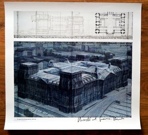 Christo - Reichstag offset gedrukt in 300 exemplaren en handgesigneerd kopen? Bied vanaf 110!