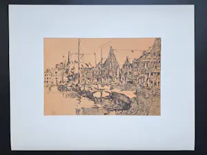 Dick Ket - "Acht Tekeningen van Dick Ket" | portfolio kopen? Bied vanaf 50!