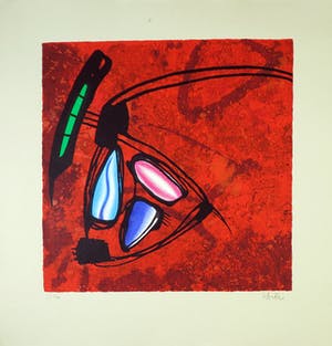 Niet of onleesbaar gesigneerd - Zeefdruk, Zonder titel kopen? Bied vanaf 1!