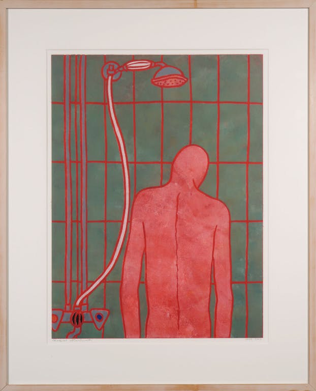 Raquel Maulwurf - Raquel Maulwurf: Lino, Douche - Ingelijst verkocht voor € 50!