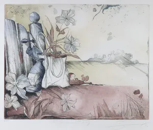 Rüdiger Brassel - Ets/Aquatint, Ein neuer Tag - Ingelijst kopen? Bied vanaf 1!