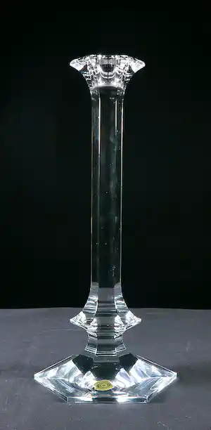 Val-Saint-Lambert - Kristal Glas, Kandelaar verkocht voor € 50!