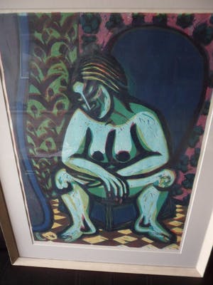 Peer de Wit - Zeefdruk, Titel. "Der Tod und das Madchen IV kopen? Bied vanaf 40!