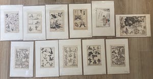 Katsushika Hokusai - 22 bijzondere houtsneden! kopen? Bied vanaf 300!