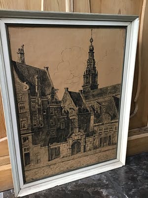 Niet of onleesbaar gesigneerd - Zuiderkerkhofpoortje kopen? Bied vanaf 1!