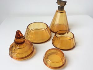 Moser - Josef Hoffmann (attr.) - Art deco toiletset kopen? Bied vanaf 25!