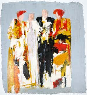 Wil Willemsen - Zeefdruk, Intermezzo (Groot) verkocht voor € 40!