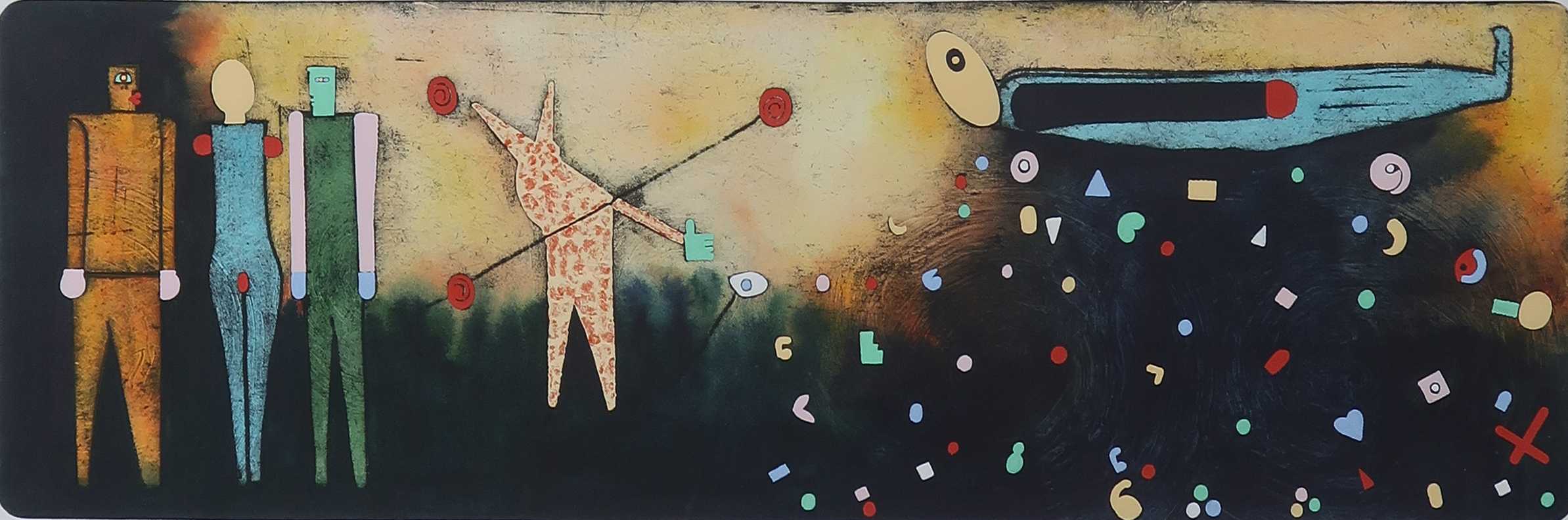 Hollie Witteveen - Zeefdruk, Wij zullen het nooit weten - Ingelijst kopen? Bied vanaf 20!