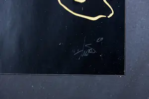 Theos - Zeefdruk op papier, Secretaresse - Ingelijst kopen? Bied vanaf 35!