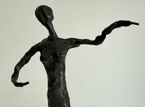 Nynke Jelles-Schepers - bronzen sculptuur | 'Dans van Jiri Kylián op Stabat Mater van Pergolesi' kopen? Bied vanaf 400!