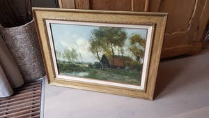 Willem G.F. Jansen - olie op doek, handgesigneerd rechtsonder kopen? Bied vanaf 575!