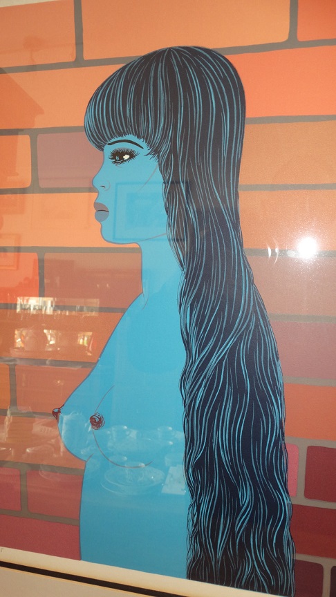 Felix Labisse - blauwe naakte dame kopen? Bied vanaf 200!