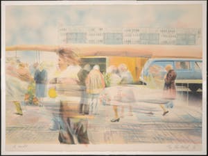 John Verberk - Litho, De Markt kopen? Bied vanaf 1!