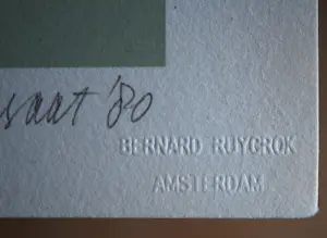 Hans Landsaat - zeefdruk uit 1980 kopen? Bied vanaf 50!