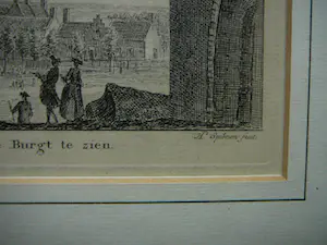 Hendrik Spilman - Het Dorp Oostvoorn uyt de Burgt te zien kopen? Bied vanaf 30!