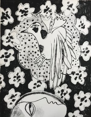 Corneille - Mooie litho in zwart-wit - Beperkte oplage - met certificaat kopen? Bied vanaf 185!