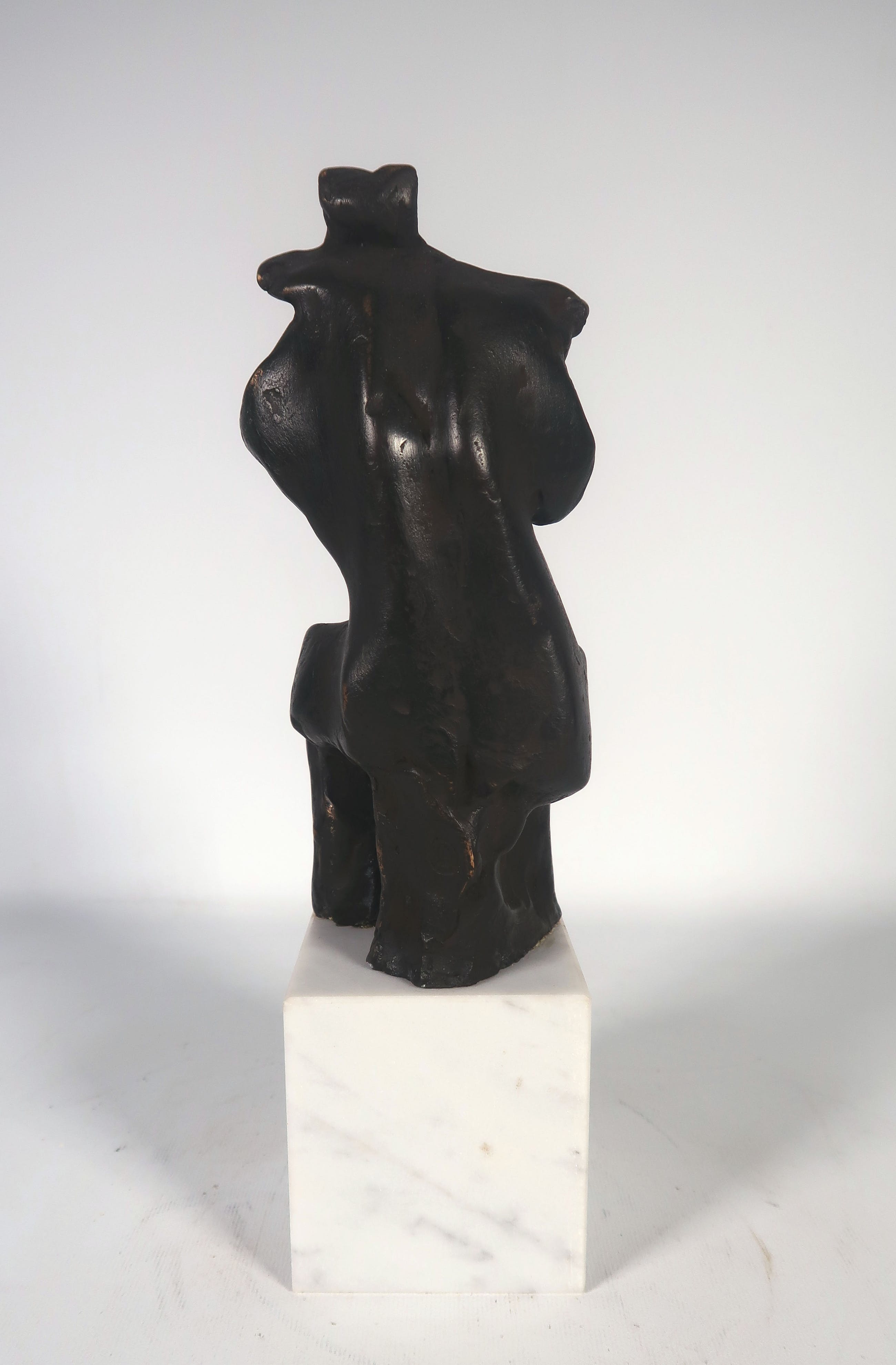 Brons (Onbekend) - Brons en marmer, Abstract figuur kopen? Bied vanaf 250!