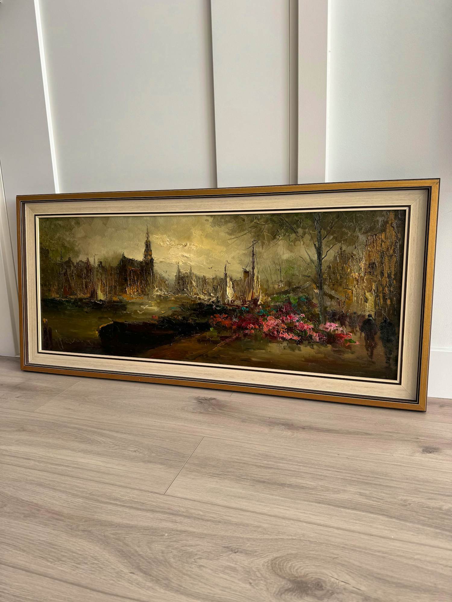 Jan Bevort - Havengezicht met kleur verkocht voor € 500!