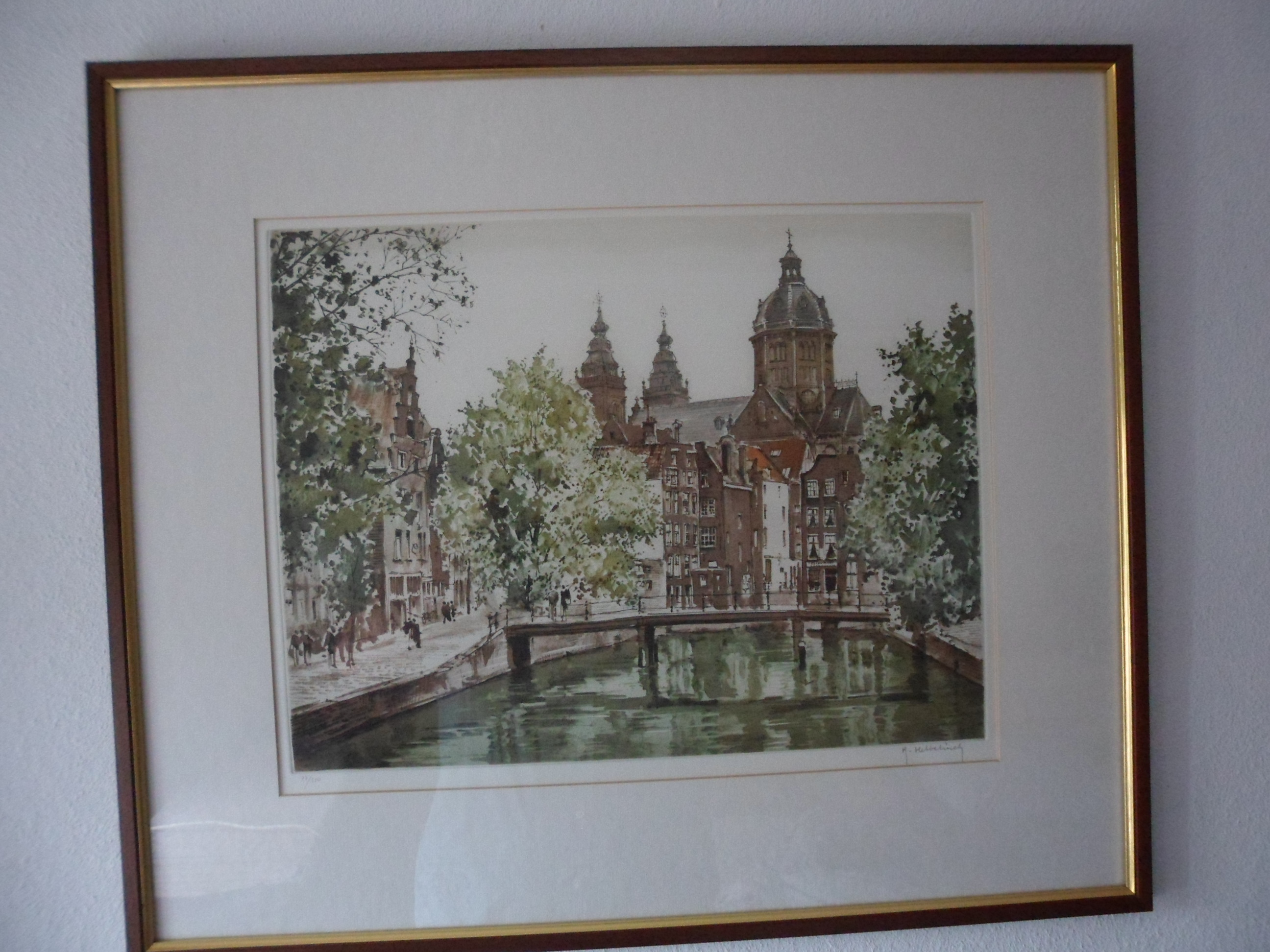 Roger Hebbelinck - Kleurenets van een stads gezicht, Vermoedelijk Amsterdam  kopen? Bied vanaf 30!