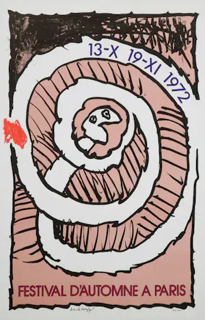 Pierre Alechinsky - Affiche - Festival D'Automne a Paris kopen? Bied vanaf 1!