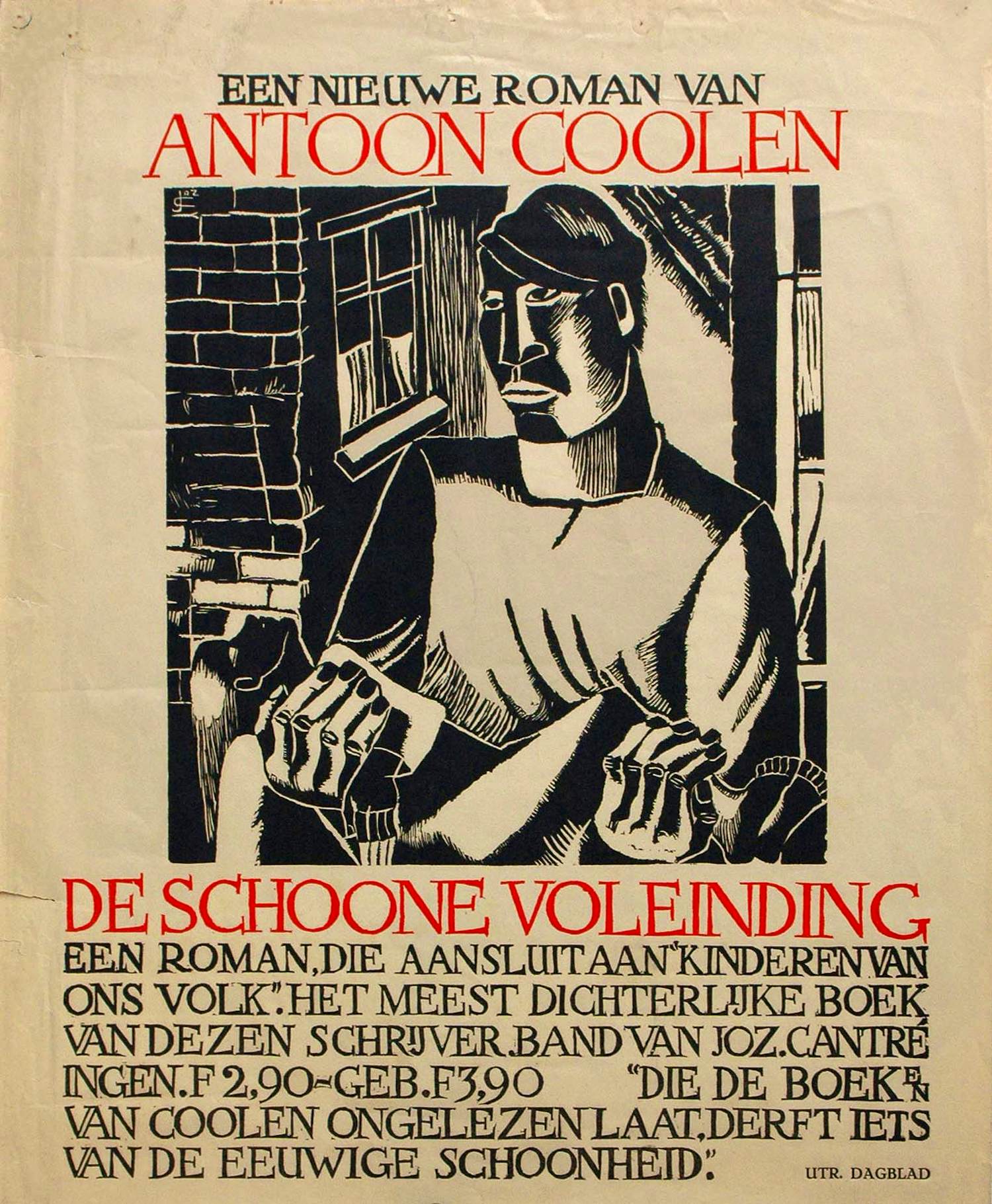 Jozef Cantre - Affiche (houtsnede) 'De Schoone Voleinding', 1932 kopen? Bied vanaf 250!