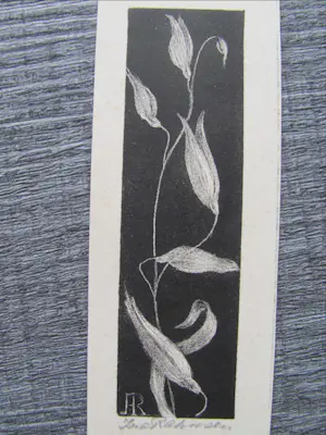 Ina Rahusen - houtsnede of ets, met liefdesbetuiging kopen? Bied vanaf 20!