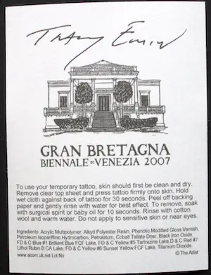 Tracey Emin - Biennale 2007 - Singing Bird - kopen? Bied vanaf 15!