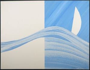 Johannes van Hoften - Gouache op karton, Doorbroken landschap IV kopen? Bied vanaf 1!