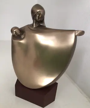 Janneke Ros - Beeld “ MOEDERLIEFDE “ . Gesigneerd kaufen? Bieten Sie von 1!