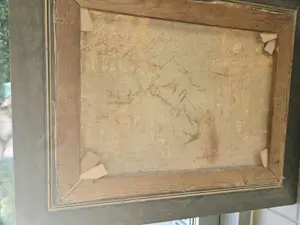 Onbekend - olieverfschilderij typische haard oude hoeve kopen? Bied vanaf 60!