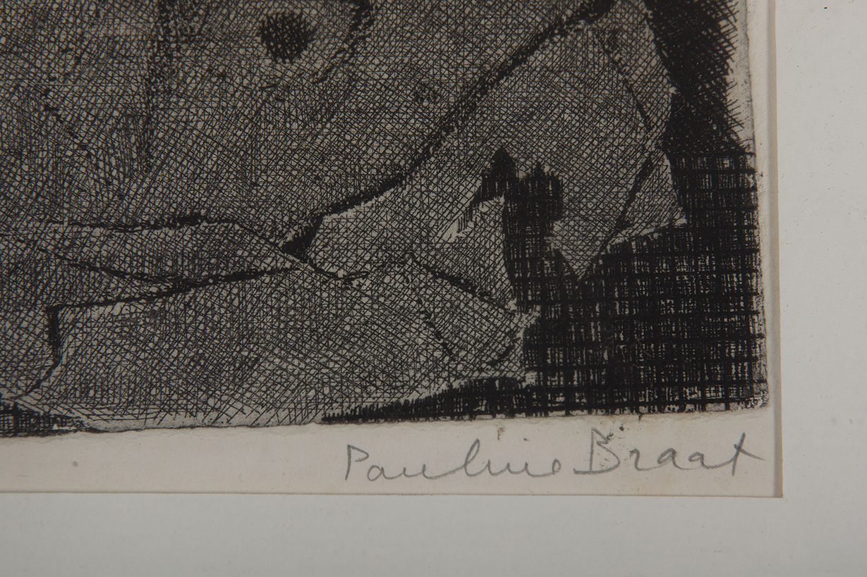 Pauline Braat - Vorm 2 - Ets op papier - gesigneerd r.o. - oplage niet zichtbaar - BKR Den Haag kopen? Bied vanaf 10!